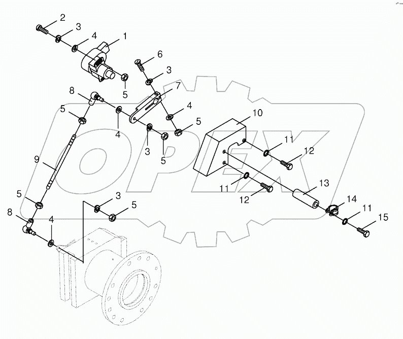  Angle sensor - chopping drum