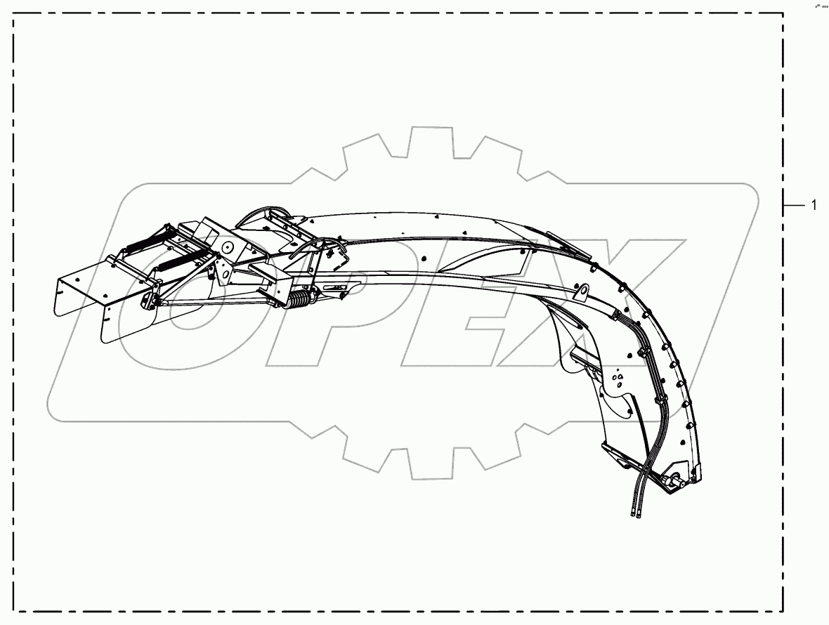  Discharge chute assembl.