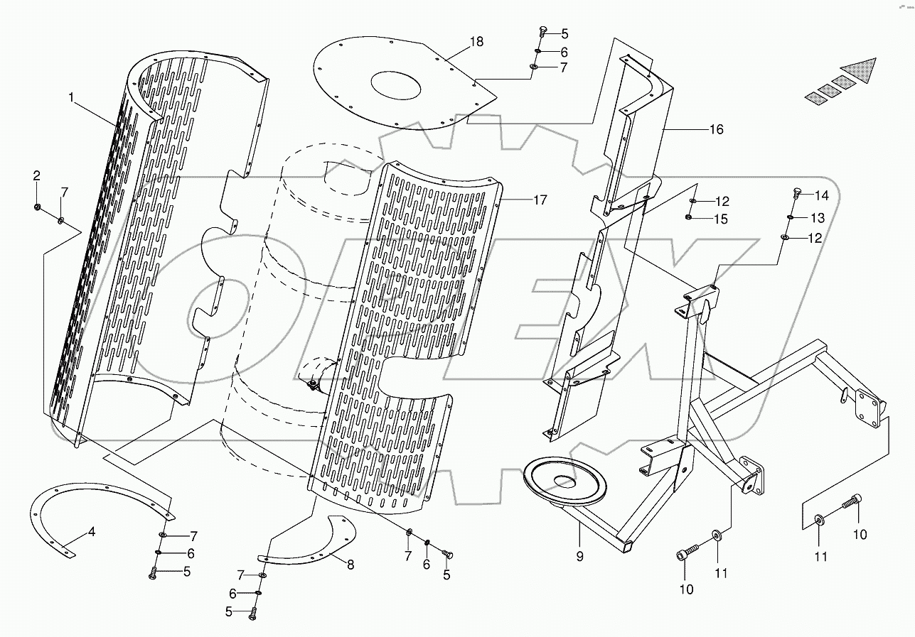  Exhaust gas equipment