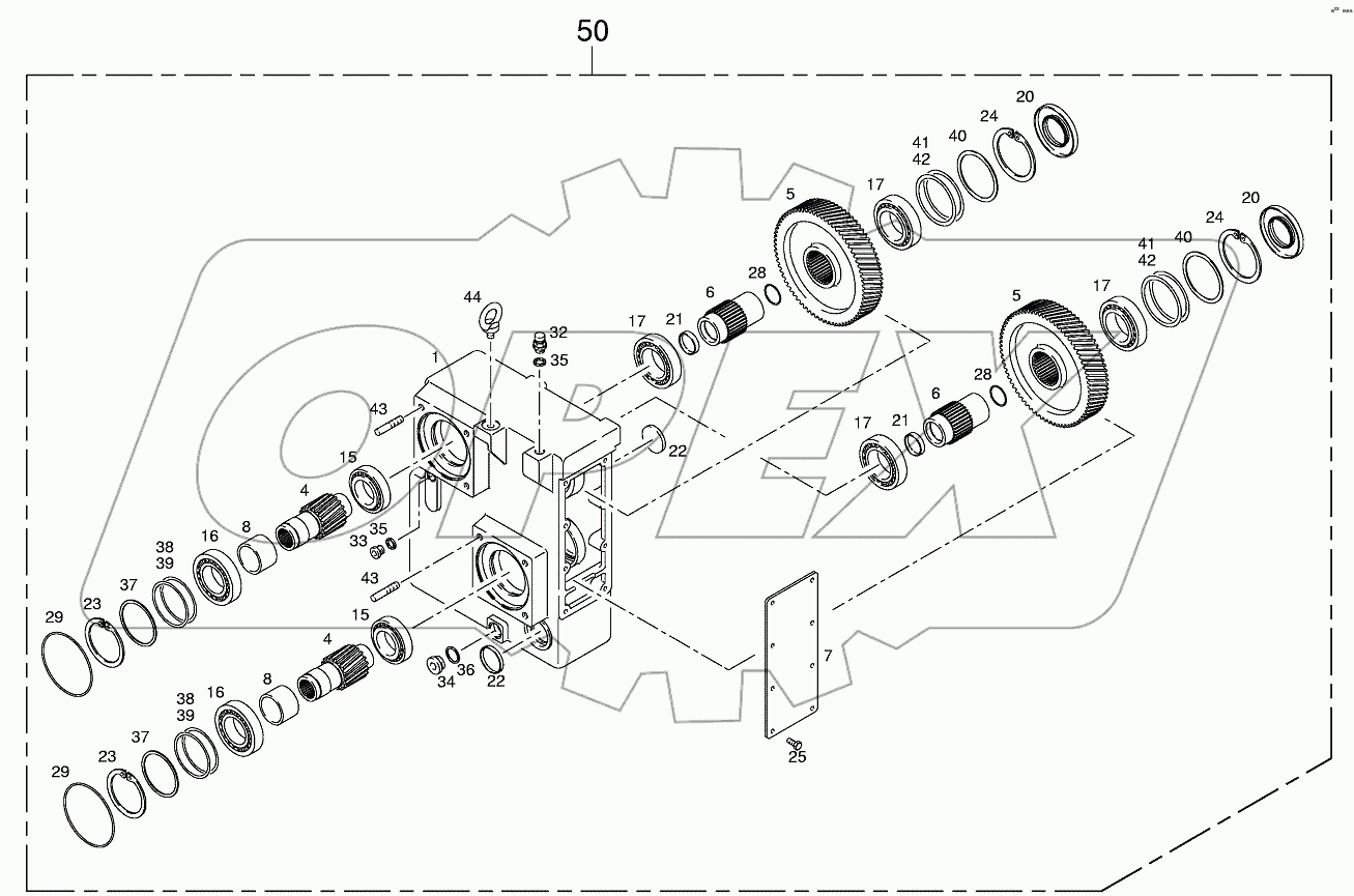 Auxiliary gearbox