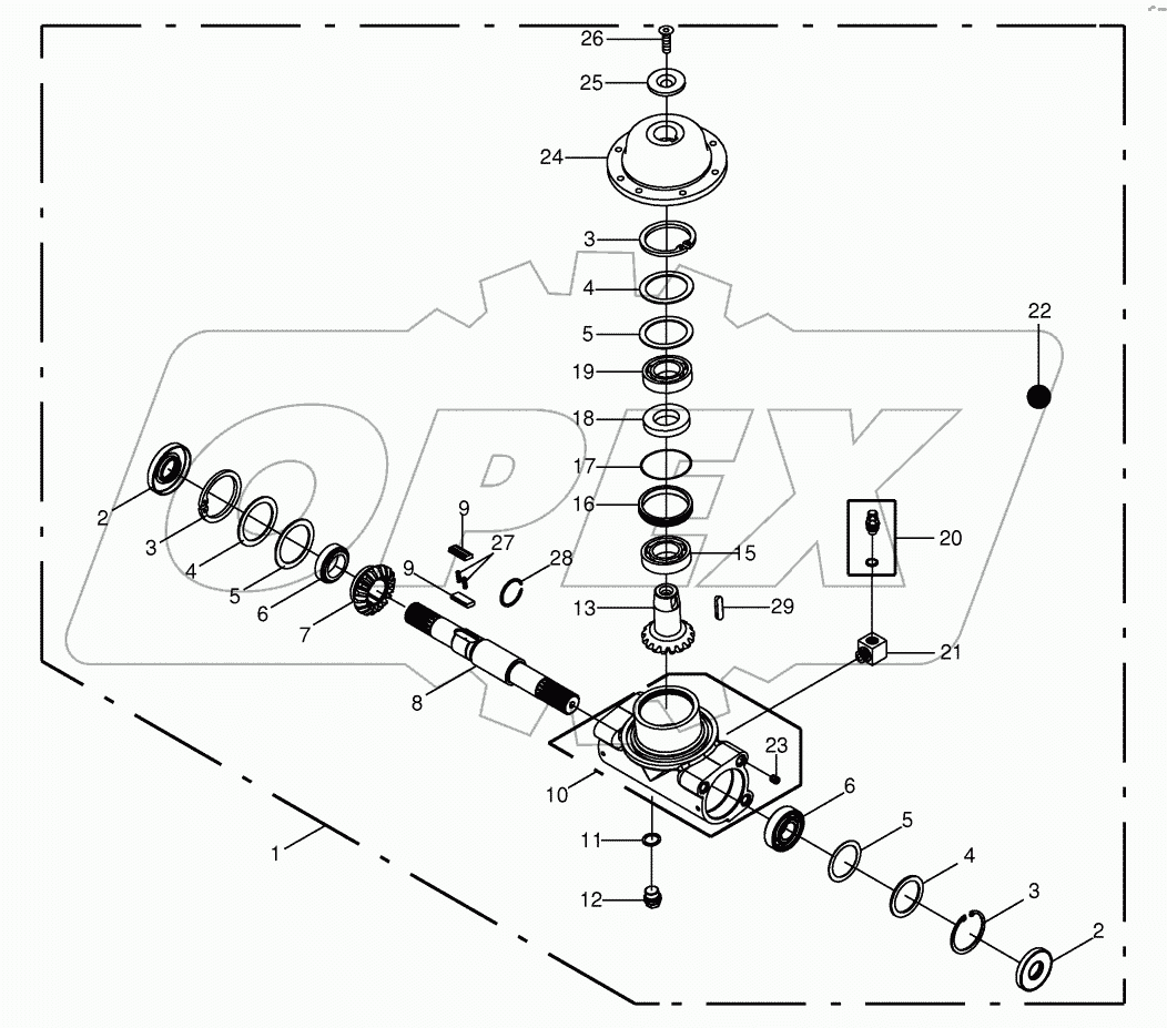  Fettler gear left 860001 - 967000