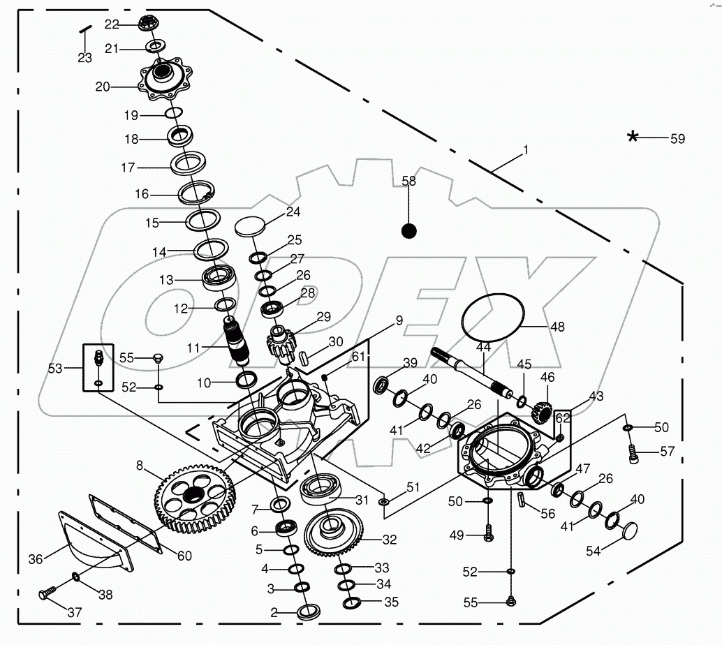  Collector gear right