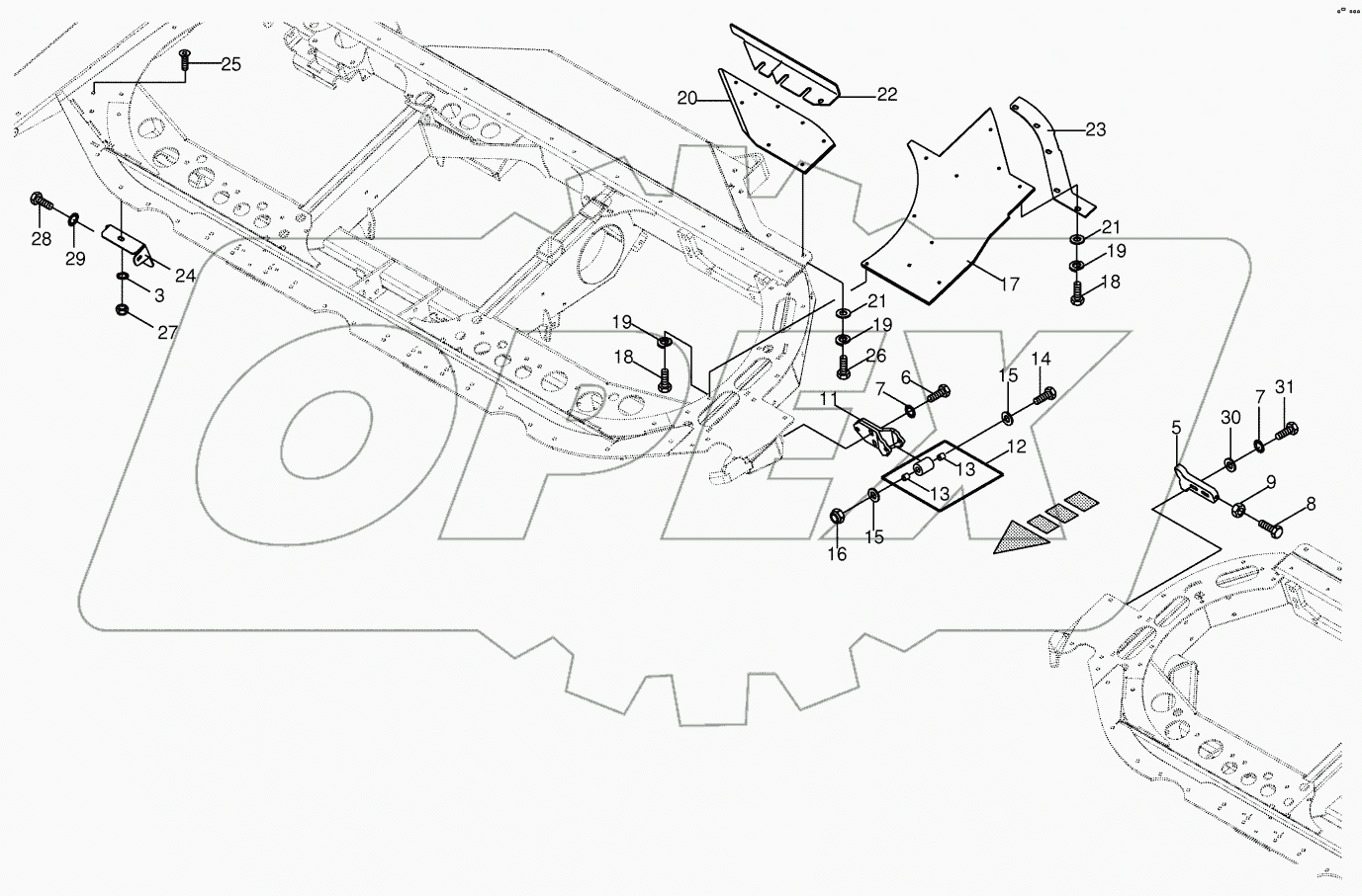  Frame centring device