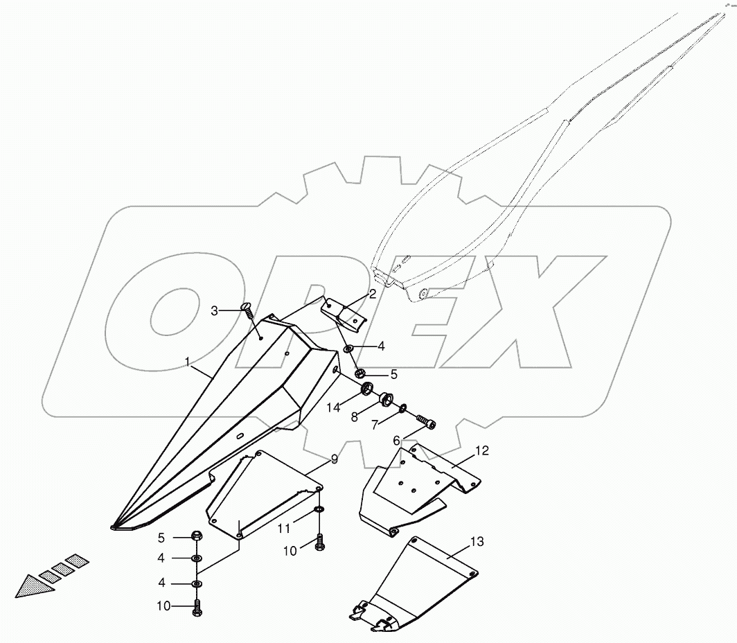  Centre tip - Addition JD / CL / NH