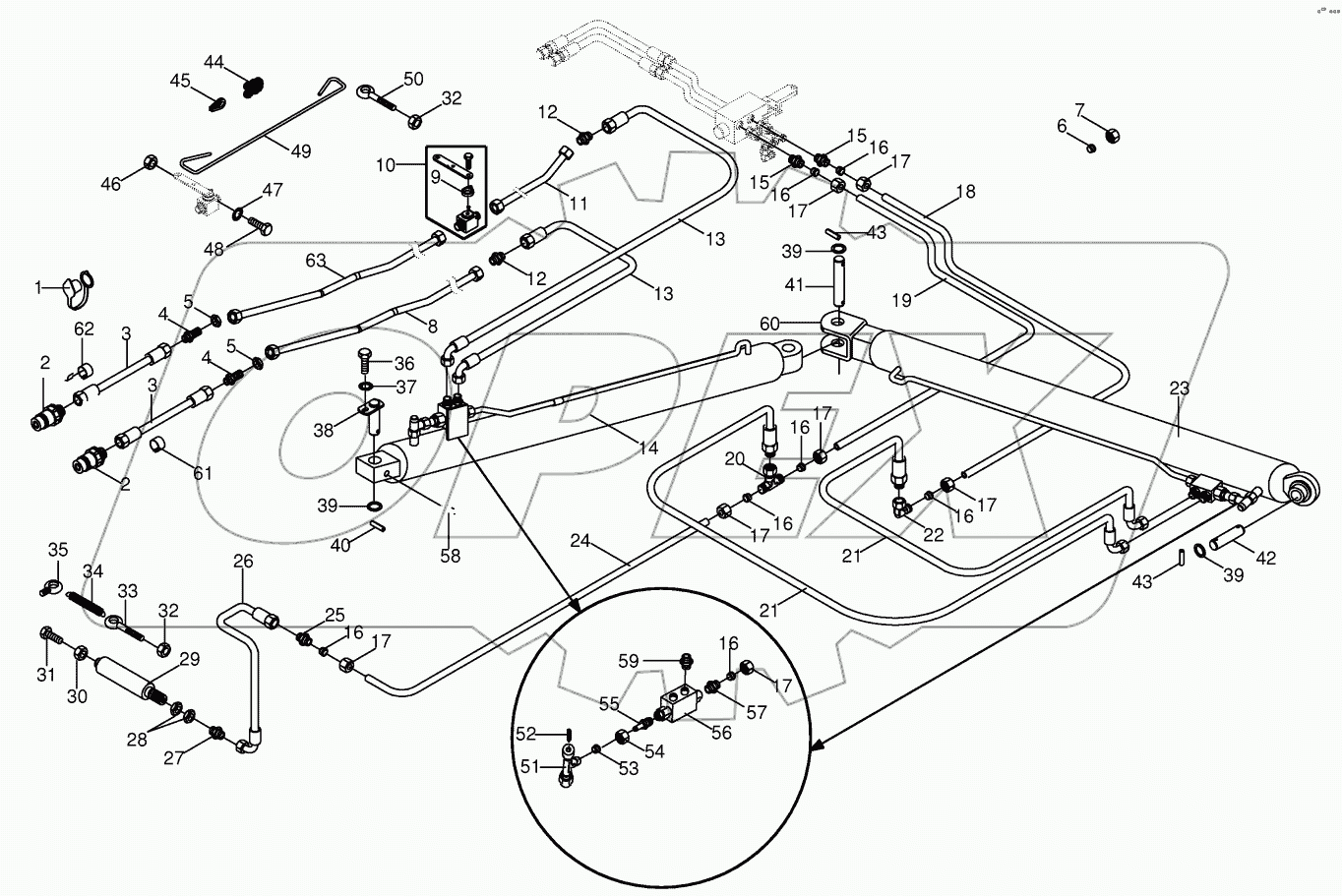  Hydraulics - drawbar