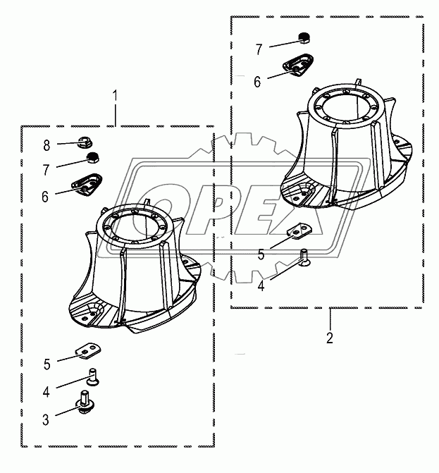 Mower drum