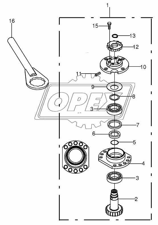 Bearing housing - SafeCut INSIDE