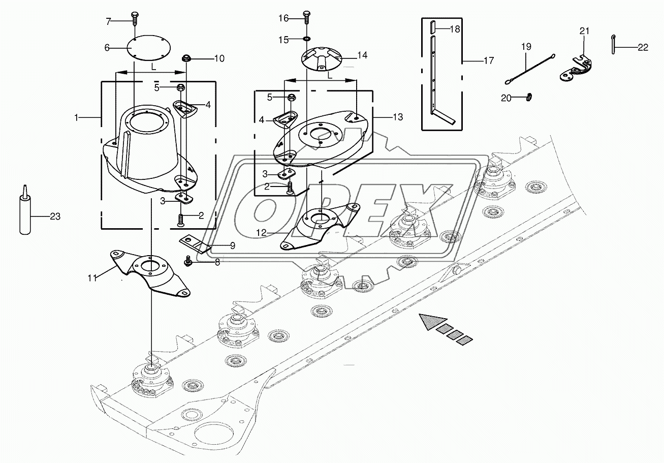 Blade quick coupler