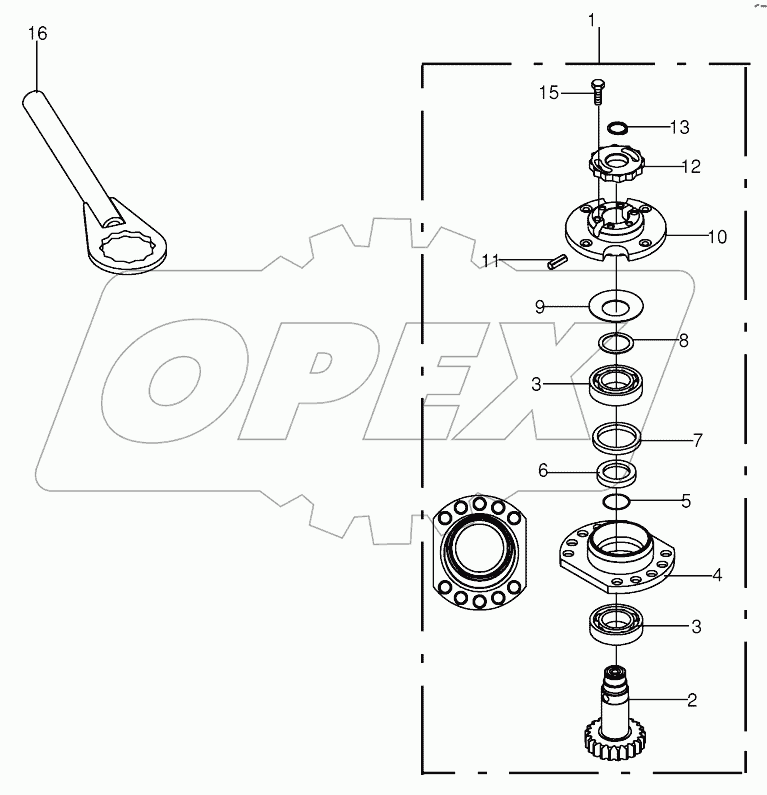 Bearing housing - SafeCut INSIDE