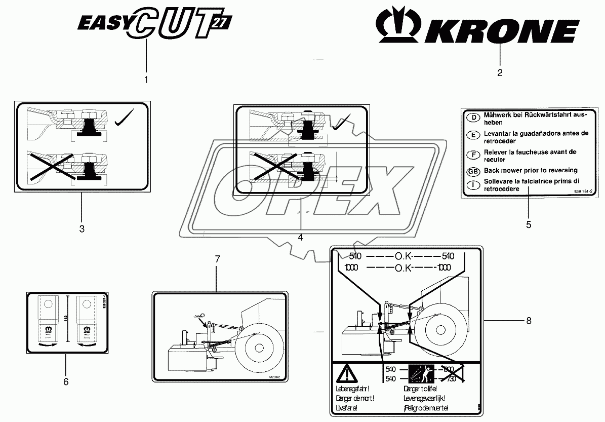 General information labels
