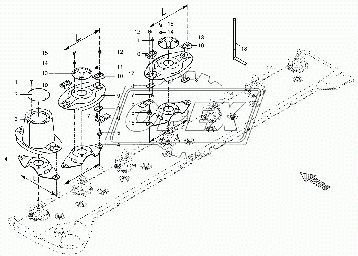 Cutter bar with quick coupler