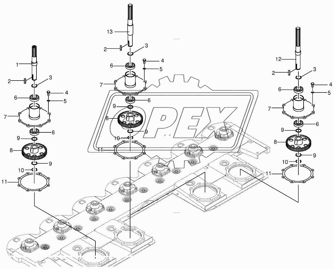 Cutting bar with flange 2