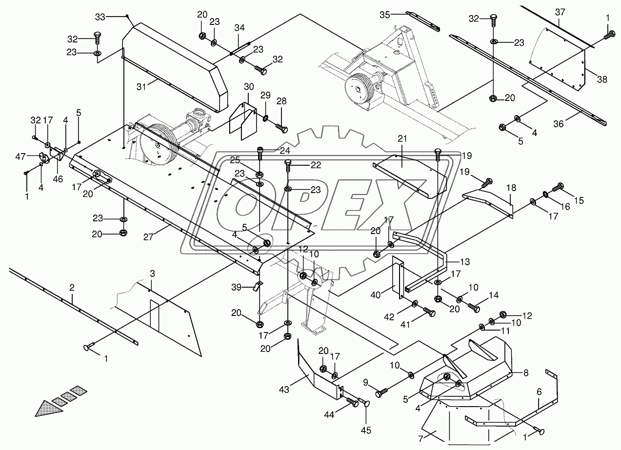 Guard/Rubber skirts