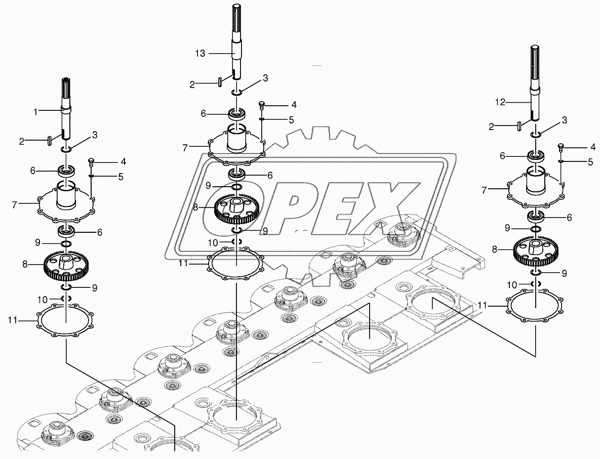 Cutting bar with flange 2