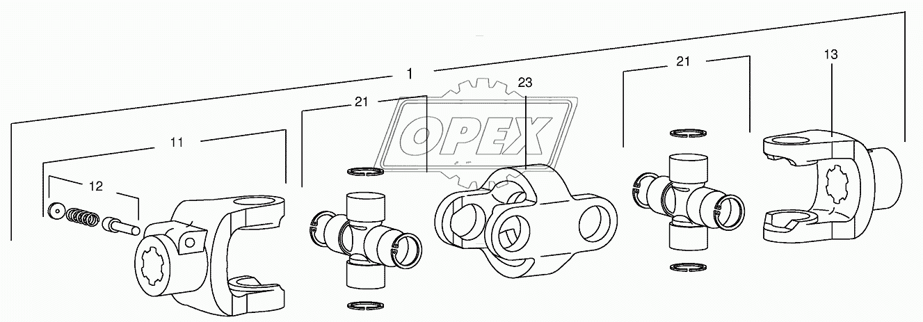 Double universal joint Gr.4 BYPY