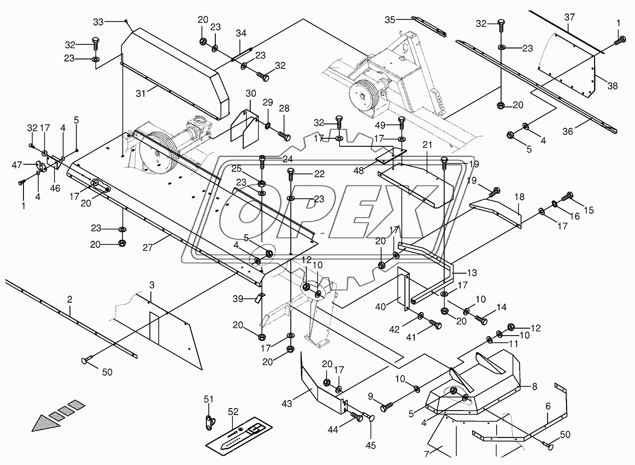 Guard/Rubber skirts