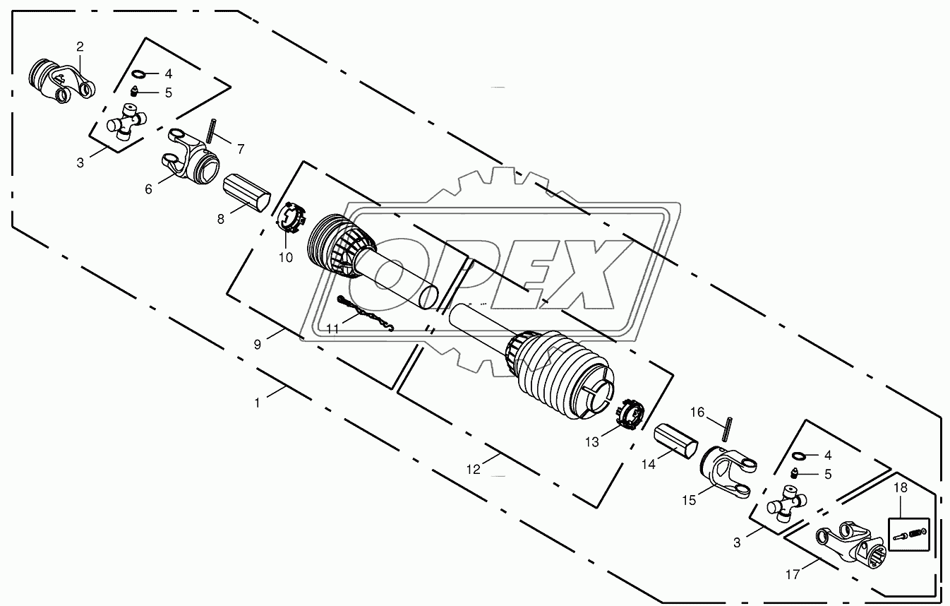 P.T.O shafts - Krone T 40 1