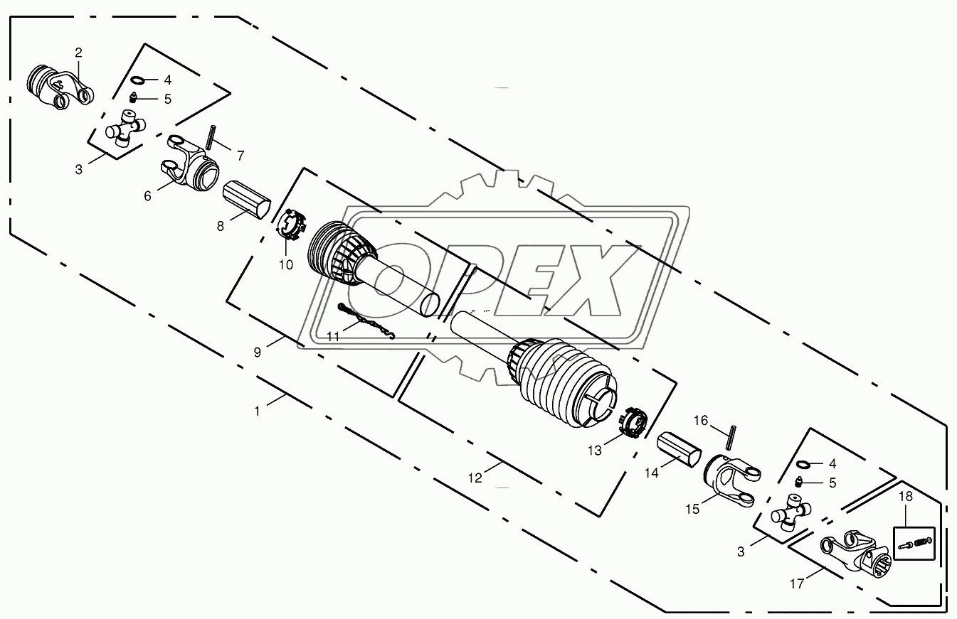 P.T.O shafts - Krone T 40 1