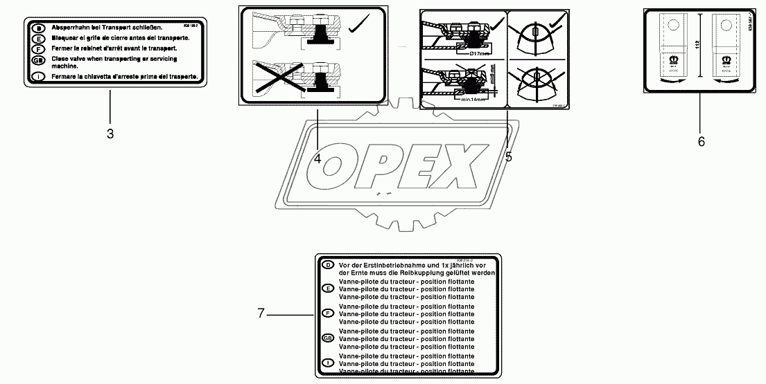 General information labels