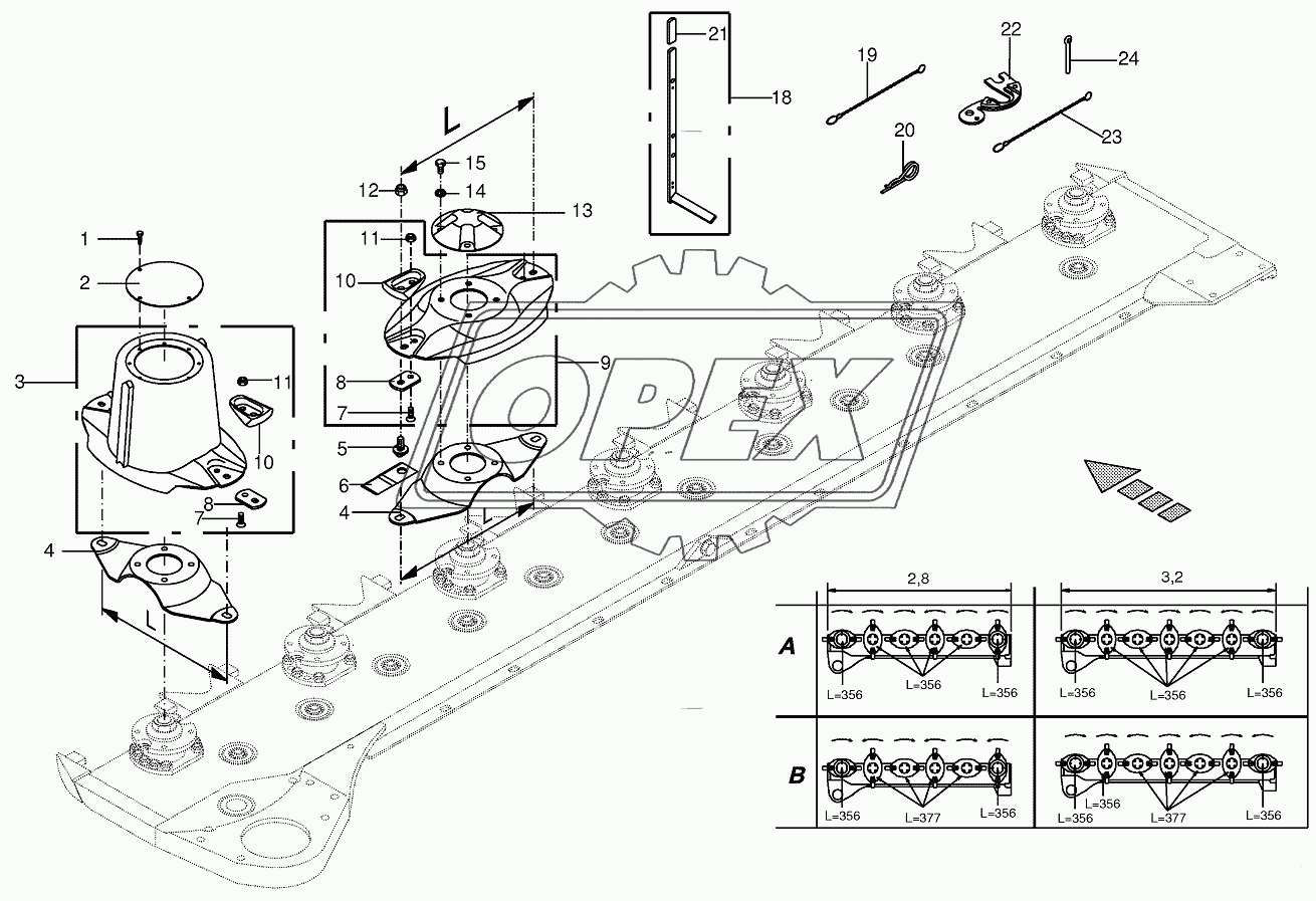 Blade quick coupler