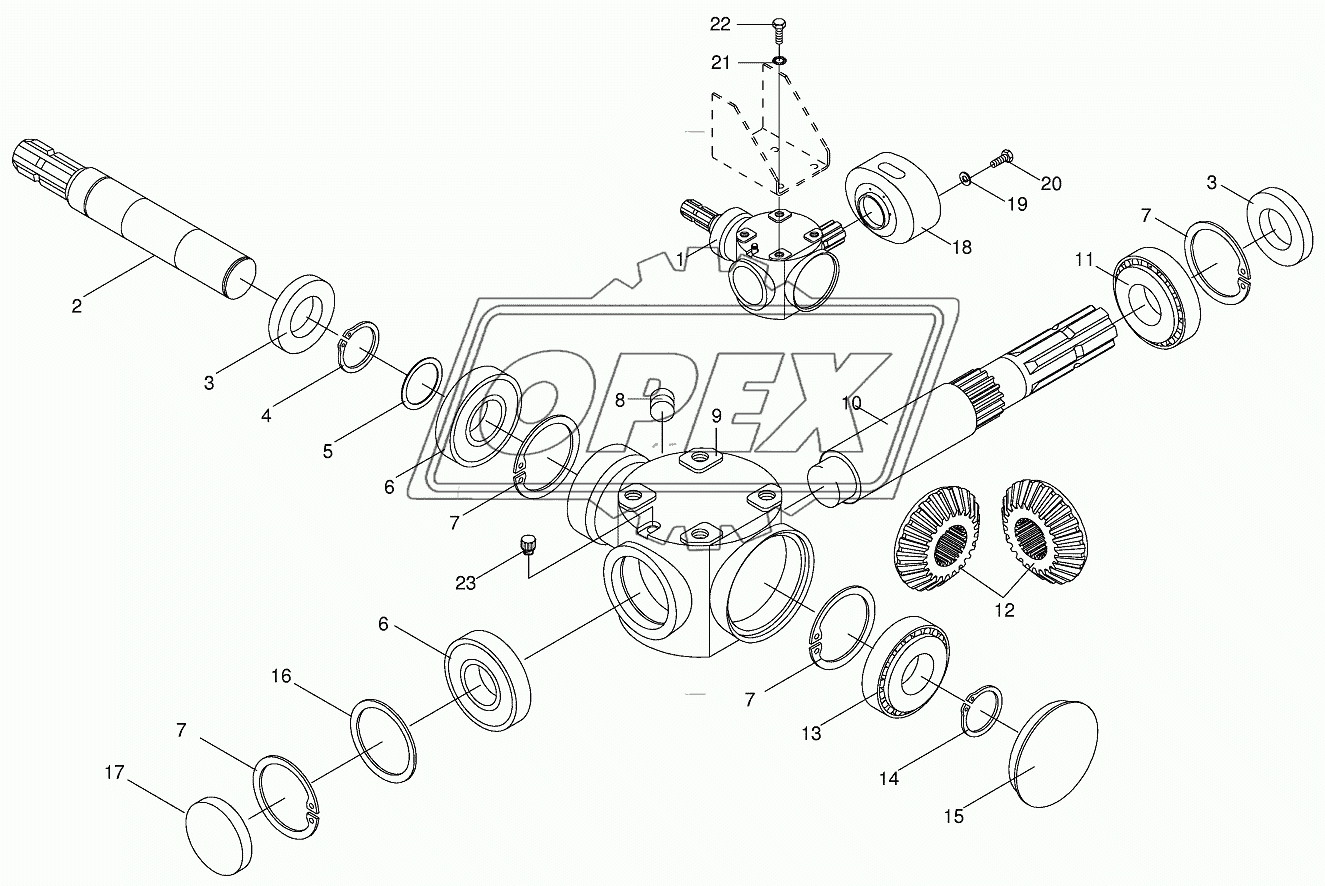 Main gearbox (beige) 1