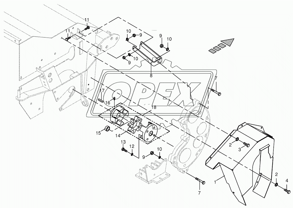 Accessories- for rollergearbox (upper)