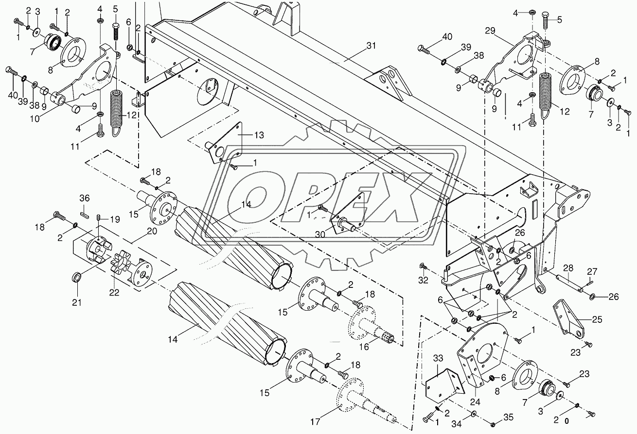 Roller cond. housing/CRI-Roller