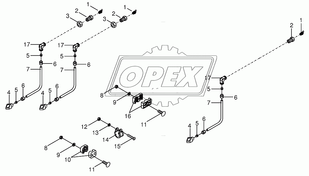 Lubricating line (CRI)