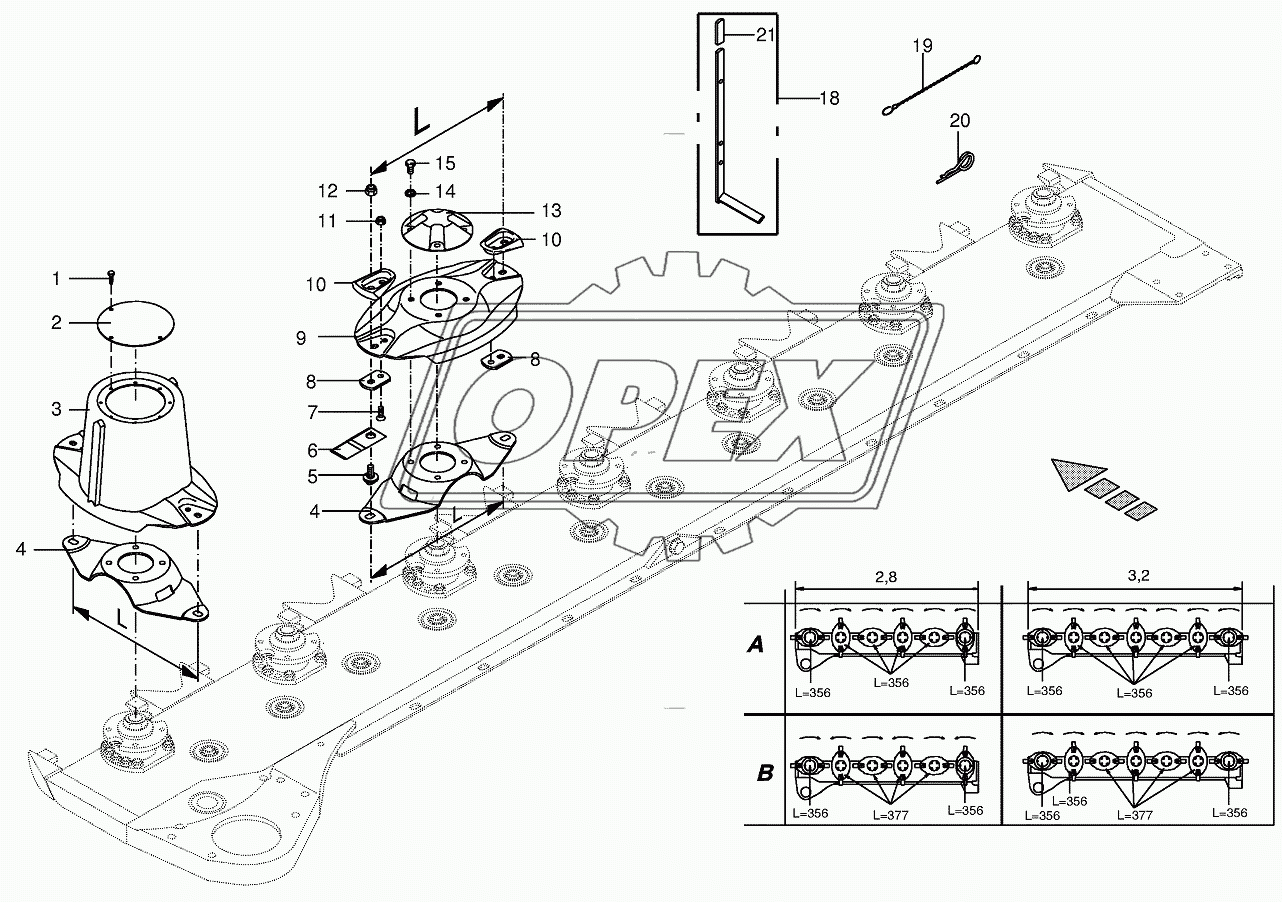 Cutter bar with quick coupler