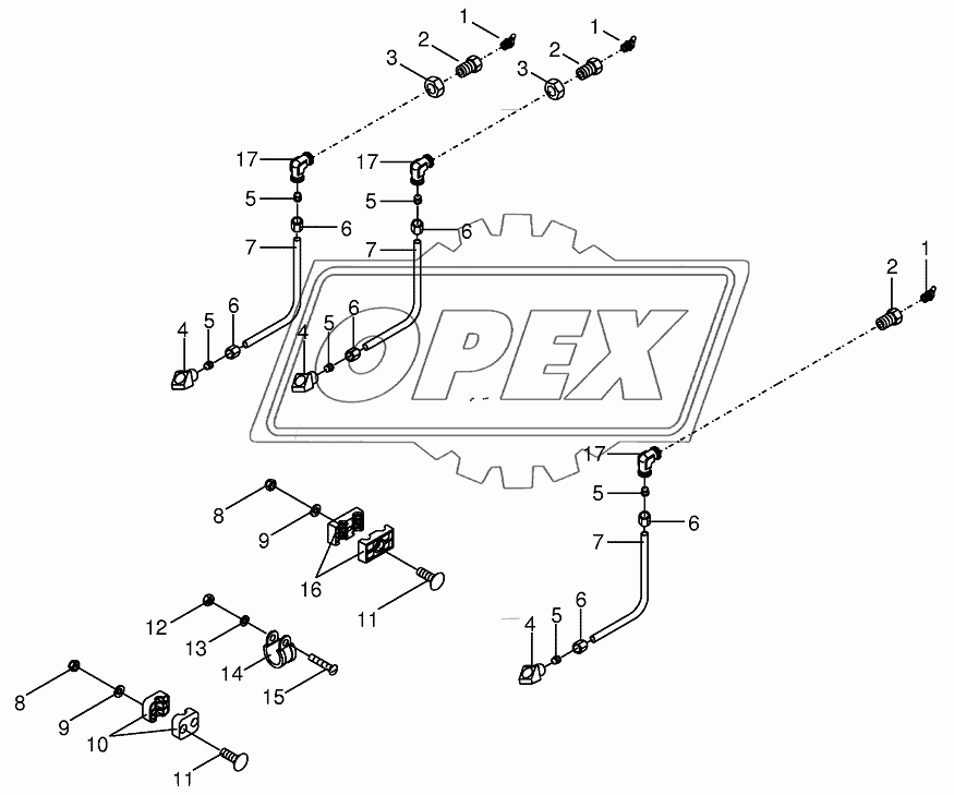 Lubricating line