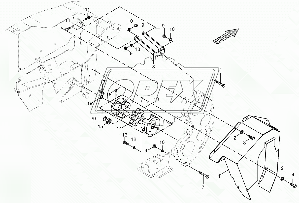 Accessories-for rollergearbox (upper)