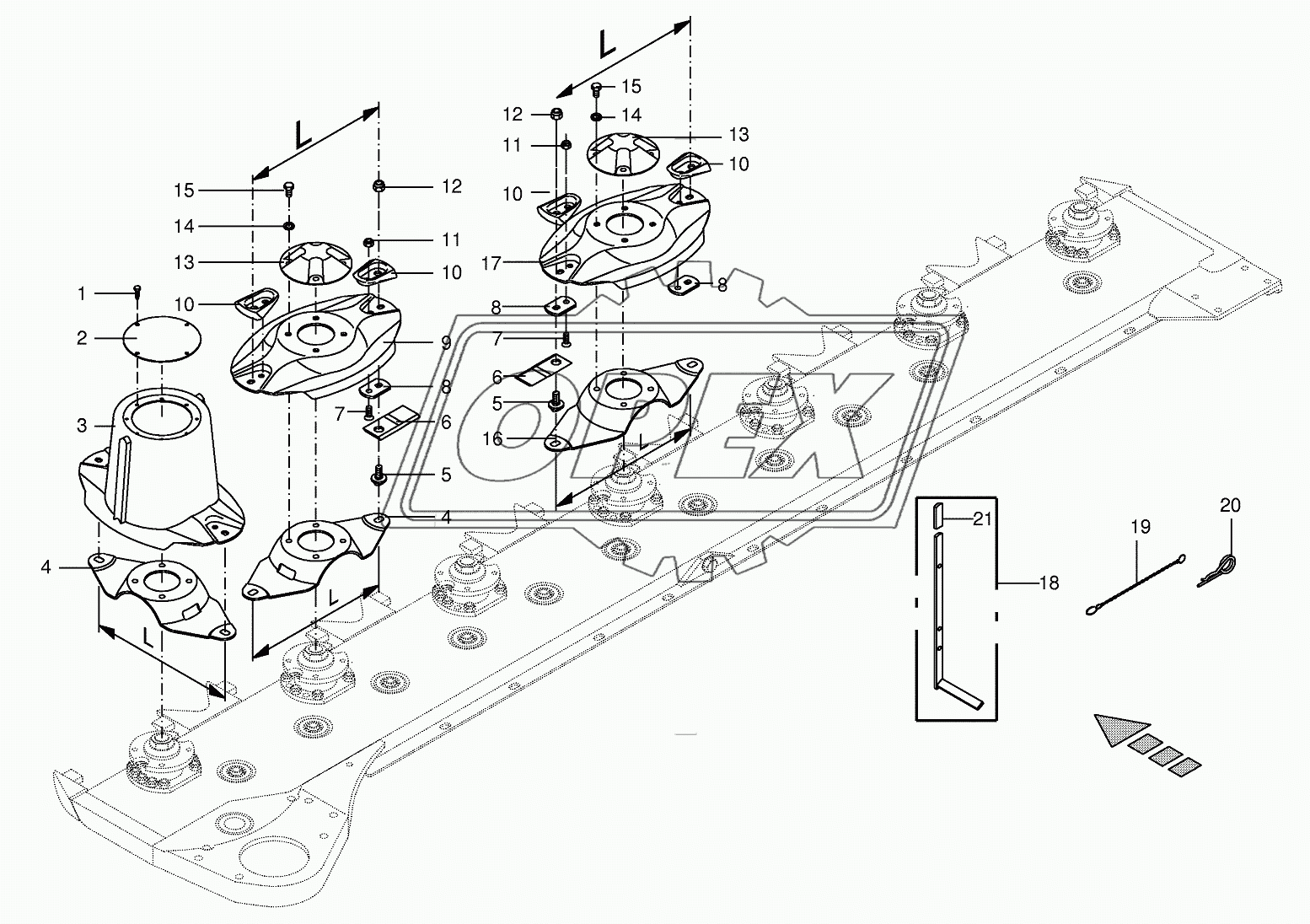 Cutter bar with quick coupler