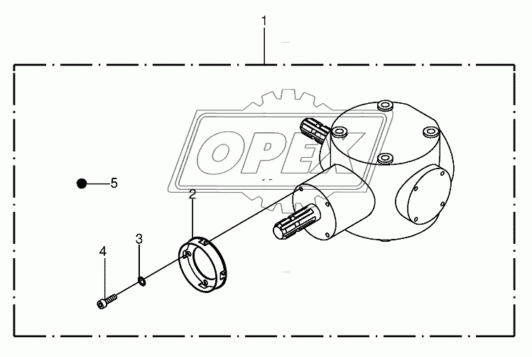 Gearbox - cw rotating Green