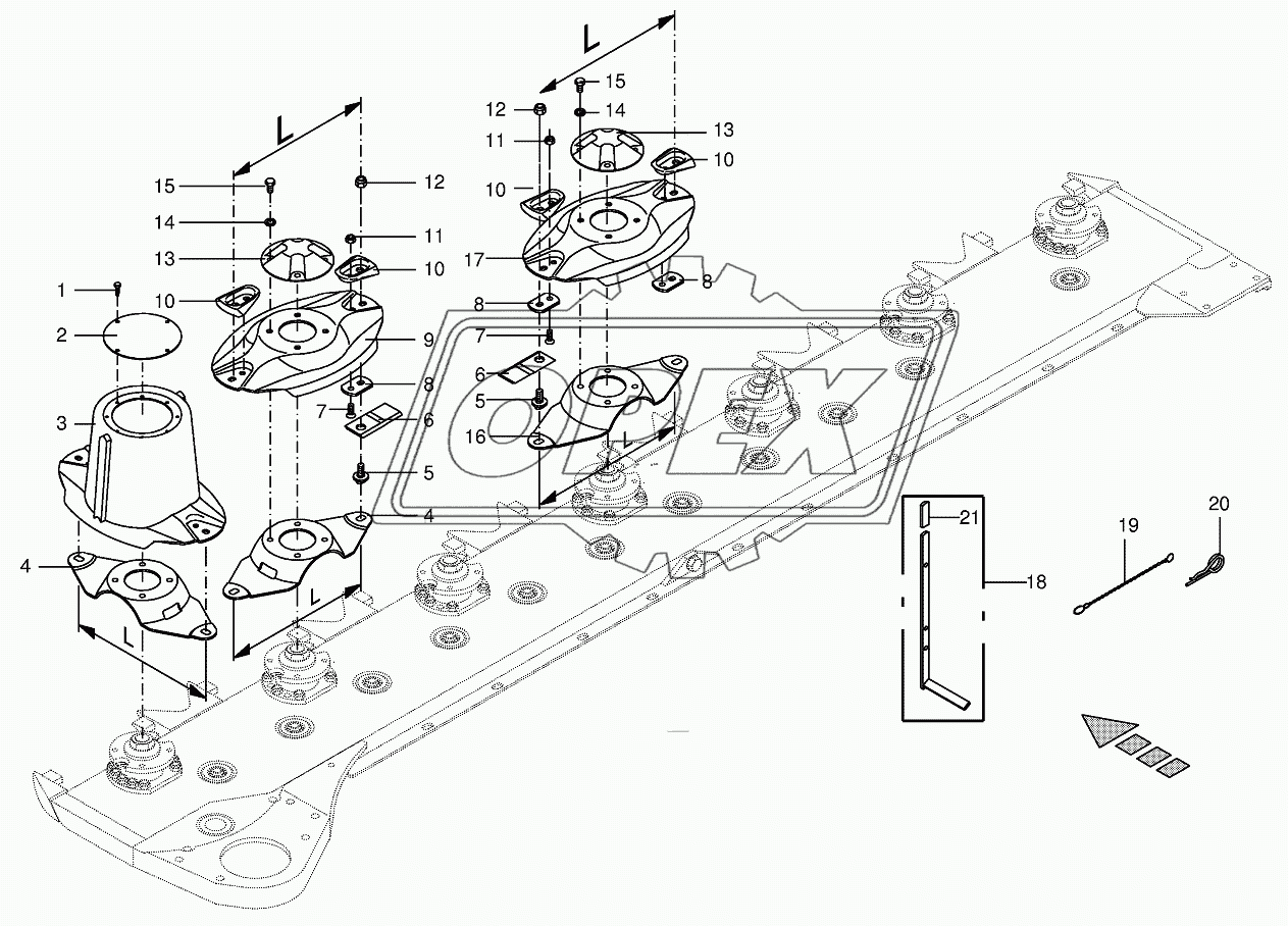 Cutter bar with quick coupler