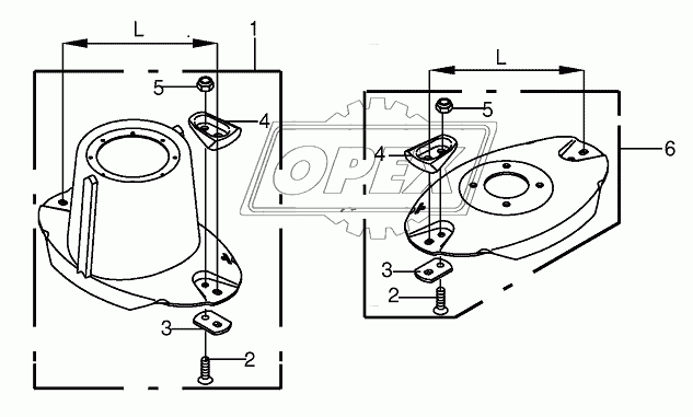 Mower drum/Mower disc