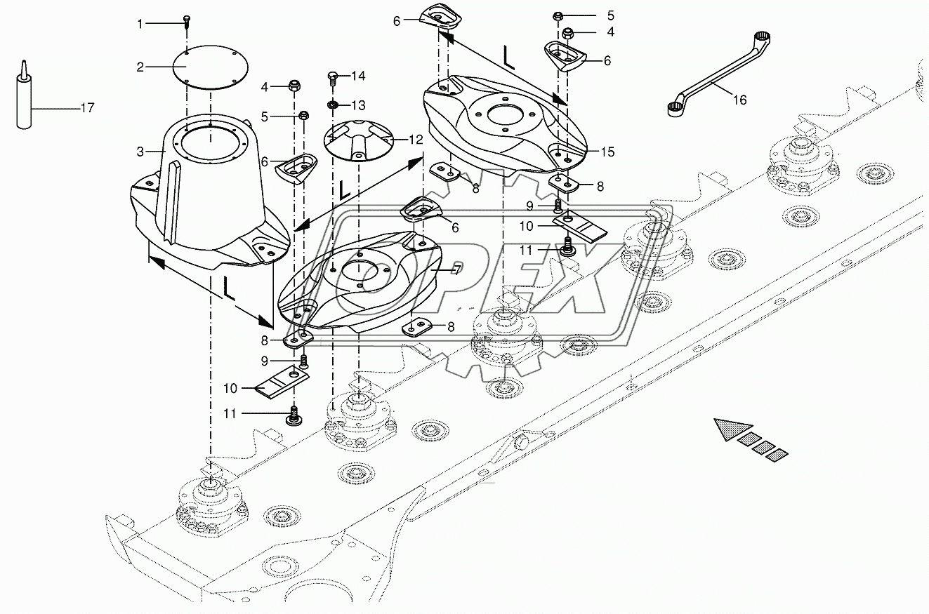 Blade fastening 1