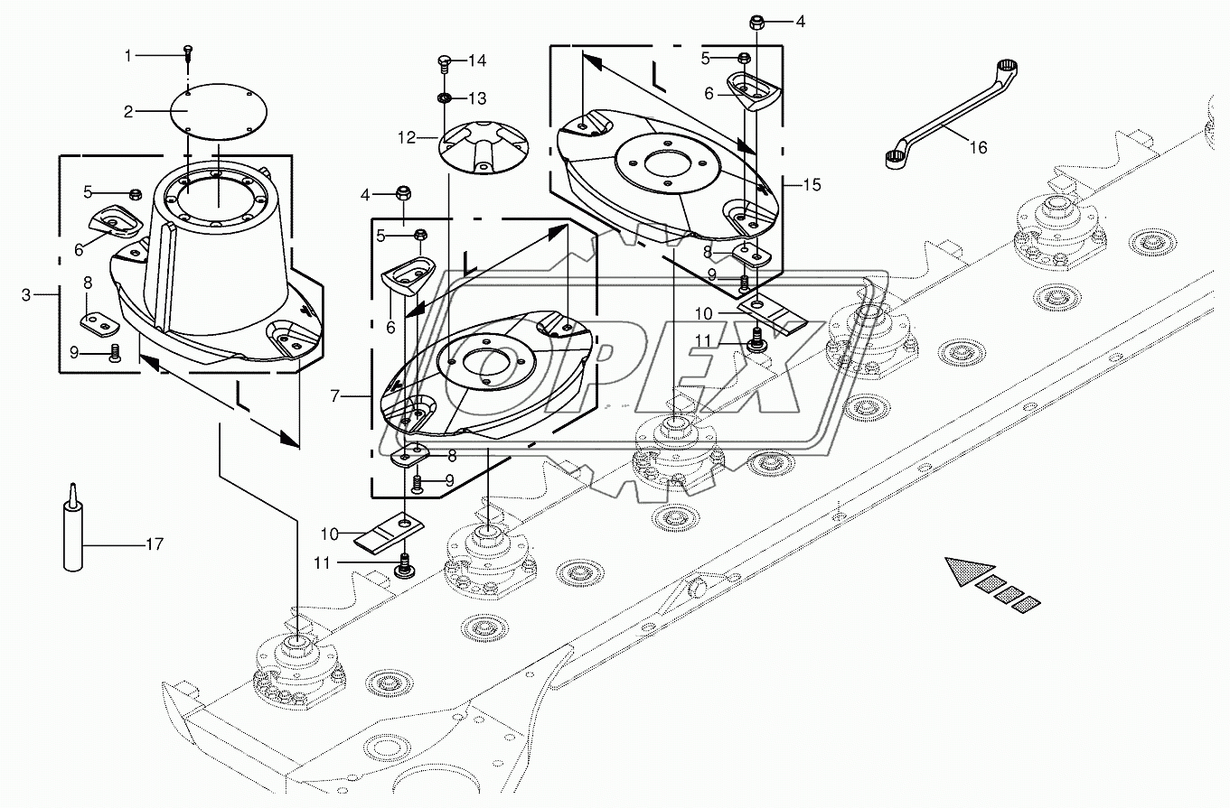 Blade fastening 2