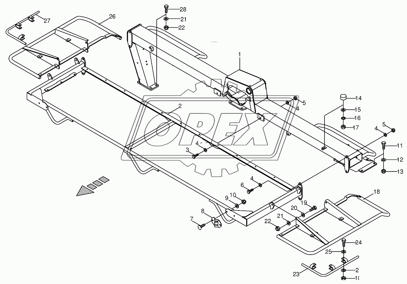 Supporting beam EasyCut 32M