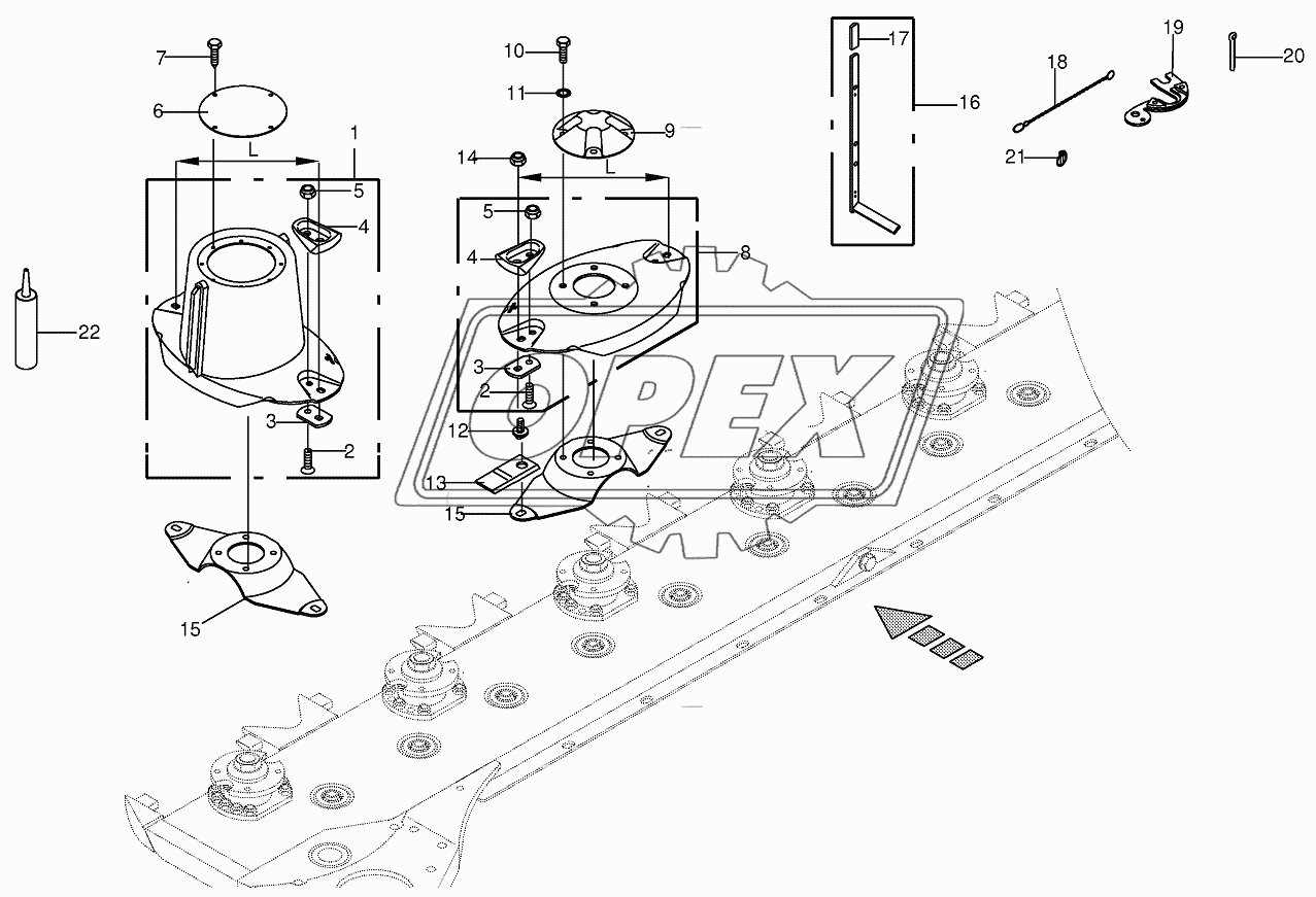 Blade quick coupler