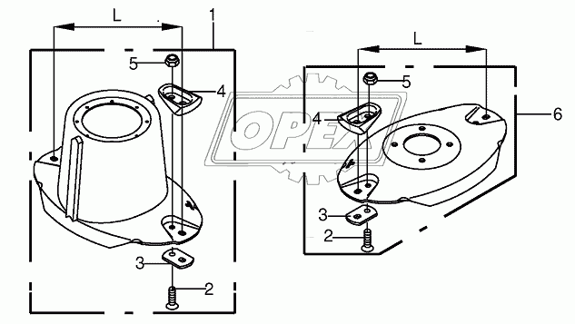 Mower drum/Mower disc