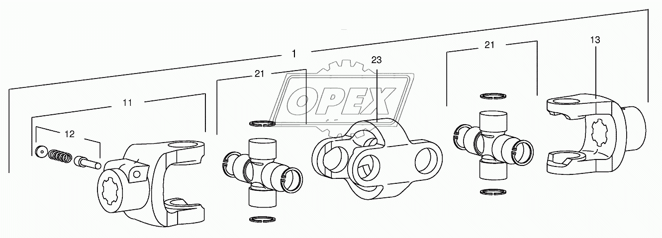 Double universal joint 1