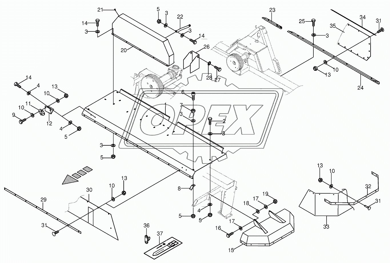 Guard/Rubber skirts