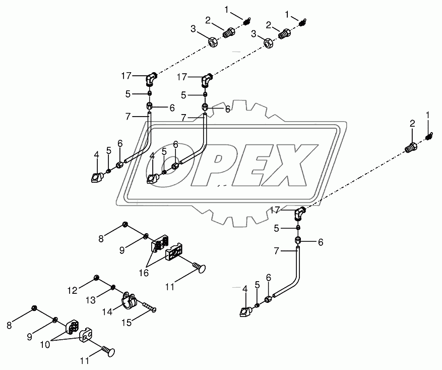 Lubricating line