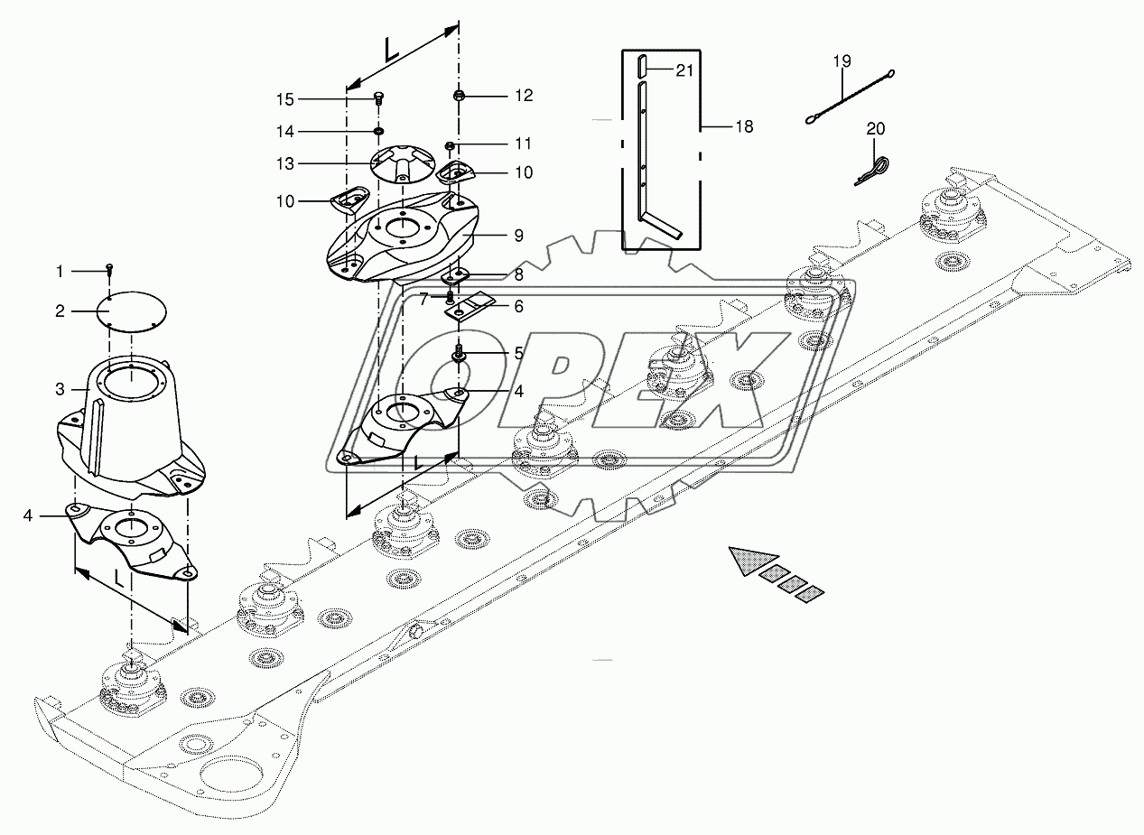 Cutter bar with quick coupler