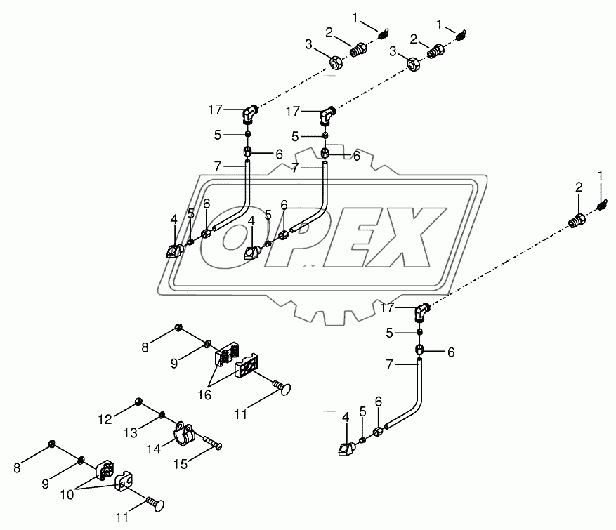 Lubricating line