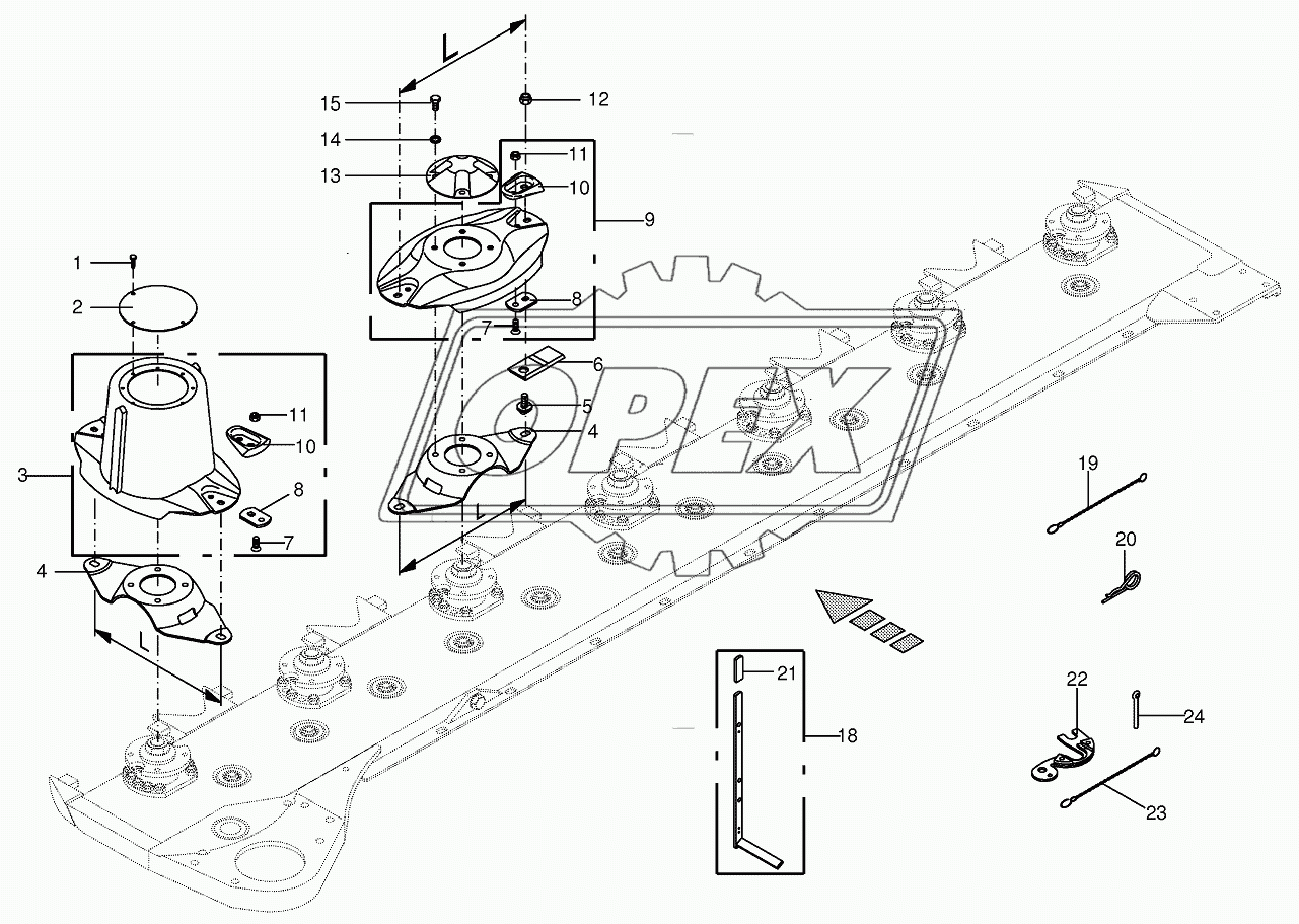 Cutter bar with quick coupler