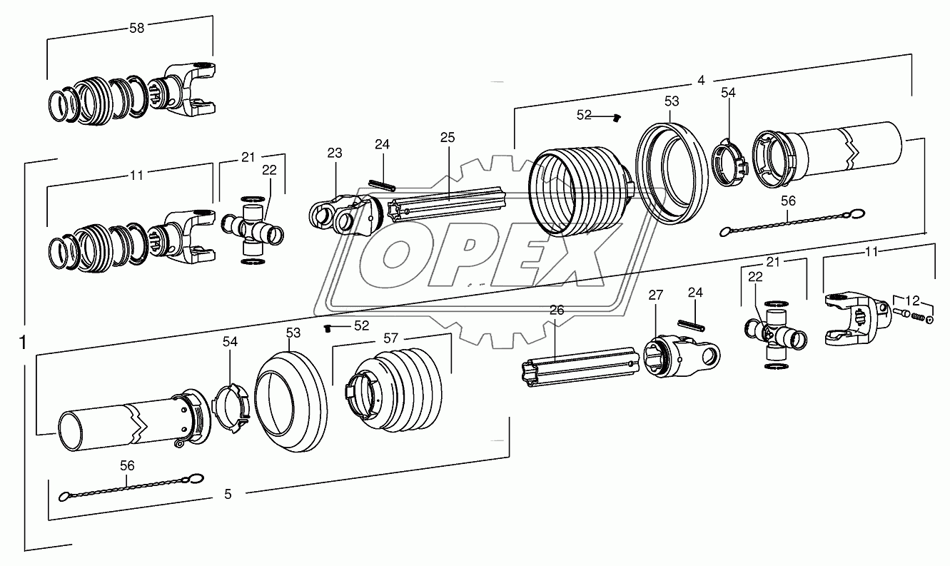 Main Pto shaft