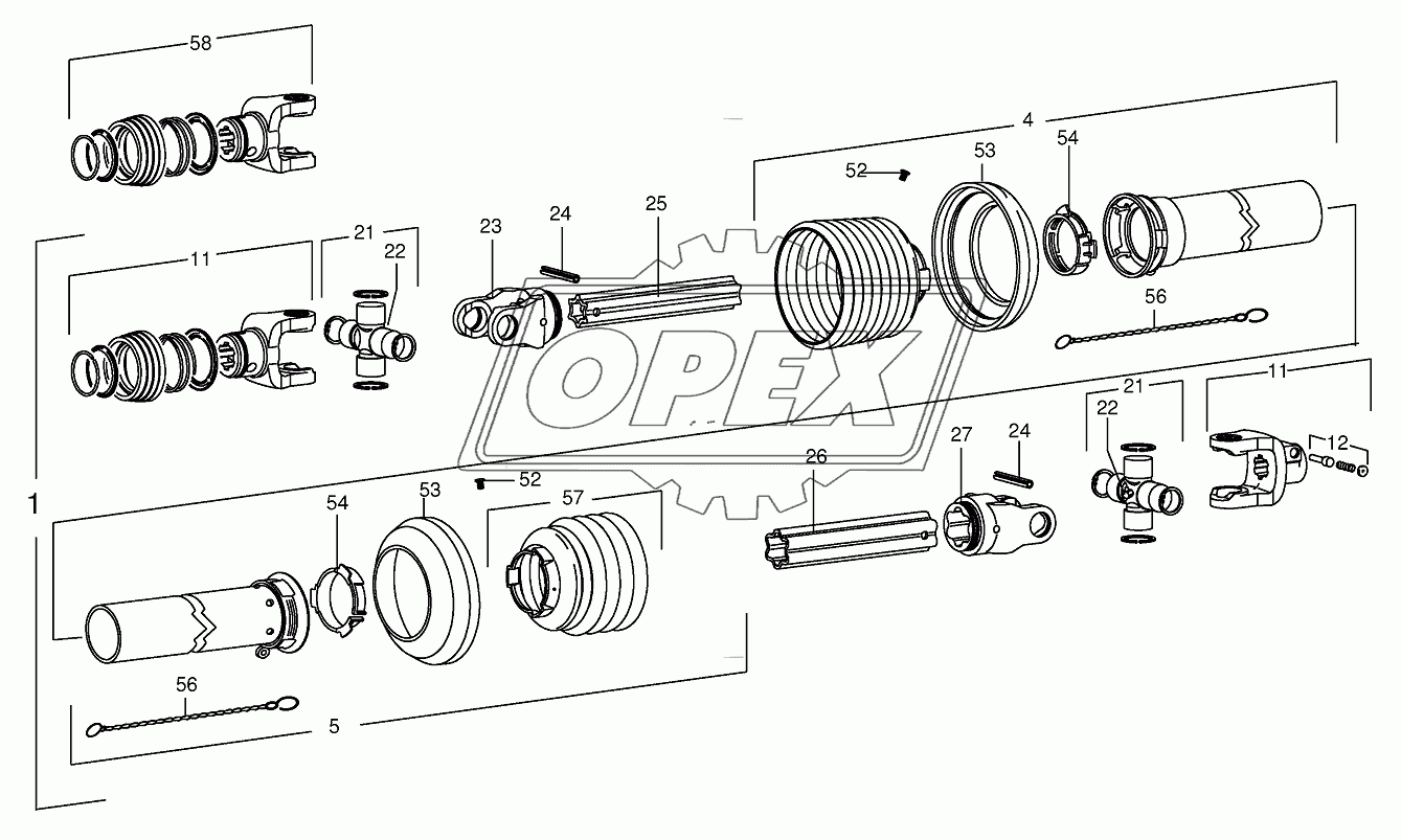 Main Pto shaft