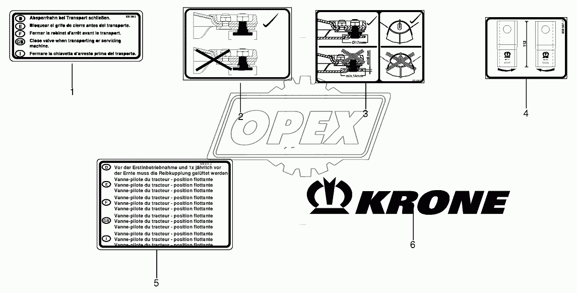 General information labels