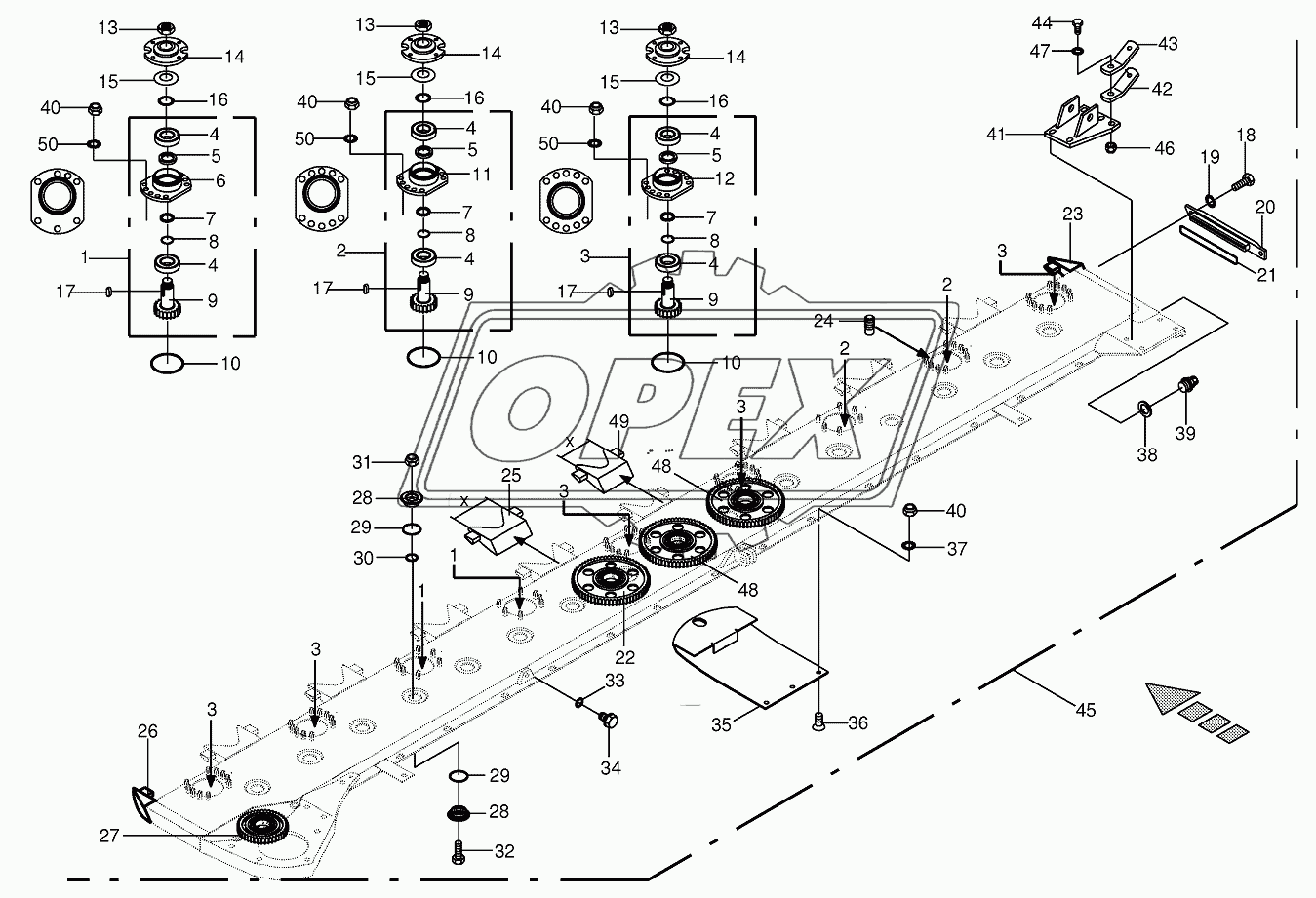 Cutter bar cpl 2